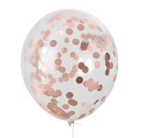 Opakowanie Balony z konfetti czerwonym 30cm 5szt