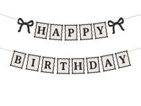 Opakowanie Baner Happy Birthday Kokardki 100cm