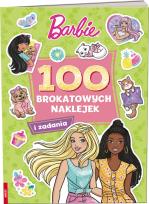 Okładka książki Barbie. 100 Brokatowych naklejek