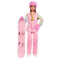 Opakowanie Barbie Careers Snowboarder Doll in Pink Jacket