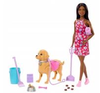 Opakowanie Barbie Spacer z pieskiem czyścioszkiem