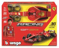 Opakowanie Bburago Model 1:24 BOLID F1 Ferrari SF-24 Charles Leclerc do złożenia 18-26858