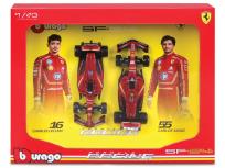 Opakowanie Bburago Model 1:43 Ferrari SF-24 2-pak Leclerc-Sainz 18-36856