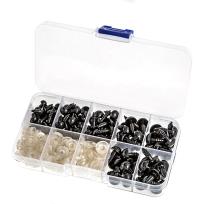 Opakowanie Bezpieczne oczka z zabezpieczeniem 100szt mix