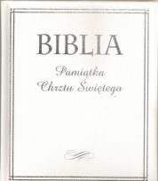 Okładka książki Biblia Pamiątka Chrztu Świętego