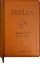 Okładka książki Biblia pierwszego Kościoła z paginat. suwak karmel