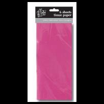 Opakowanie Bibuła 50x70 cm Fuksja 6 arkuszy