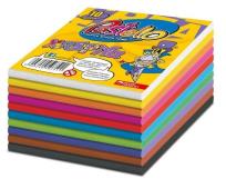 Opakowanie Bibuła marszczona kostka 10x10cm 10 kolorów mix