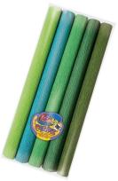 Opakowanie Bibuła mini 25x200cm odcieni zielonych 5 kolorów