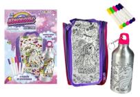 Opakowanie Bidon 500ml z Jednorożcem i torbą do kolorowania