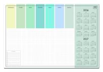 Opakowanie Biuwar 2026/2027 59x40cm 30 kart Colour