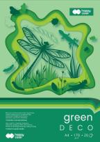 Opakowanie Blok Hobby Deco Green A4/20K 170g HAPPY COLOR