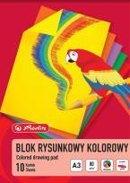 Opakowanie Blok rysunkowy A3/10K kolorowy 80g (10szt) HERLITZ