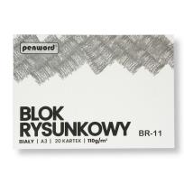 Opakowanie Blok rysunkowy A3 biały 110g 20 kartek