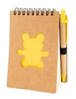 Opakowanie Blok spirala Eco Bear z długopisem