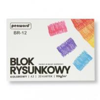 Opakowanie Blok techniczny A3 kolorowy 180g 20 kartek