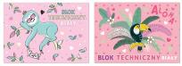 Opakowanie Blok techniczny A4/10K biały dziewczynka