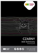 Opakowanie Blok techniczny A4 170g 10 ark czarny HAPPY COLOR