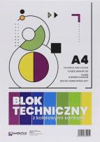 Opakowanie Blok techniczny A4/8K kolorowy