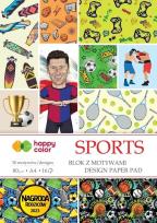 Opakowanie Blok z motywami Sports A4 16 ark HAPPY COLOR