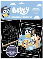 Okładka książki Bluey Kolorowe Zdrapki Część 1