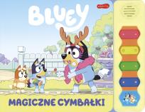 Okładka książki Bluey. Magiczne cymbałki. Książeczka z dźwiękami