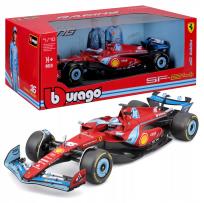Opakowanie BOLID F1 Ferrari SF-24 GP Miami 2024 Charles Leclerc 1:18 BBURAGO 18-16815
