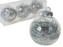 Opakowanie Bombki akrylowe z wypełnieniem 3szt