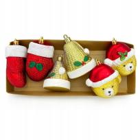 Opakowanie Bombki na choinkę 6szt Rękawice, Dzwon