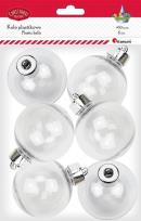 Opakowanie Bombki plastikowe kule 6cm 6szt