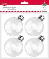 Opakowanie Bombki plastikowe kule 8cm 4szt
