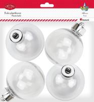 Opakowanie Bombki plastikowe kule 8cm 4szt
