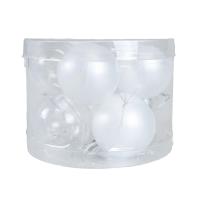 Opakowanie Bombki transparentne perłowe 8szt