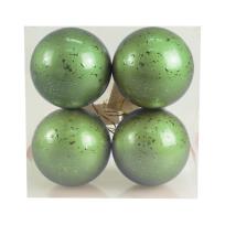 Opakowanie Bombki z efektem rosy szałwiowe 4szt