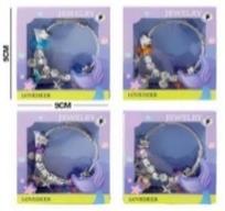 Opakowanie Bransoletka + charmsy 4 rodz 9x9cm