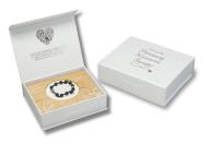 Opakowanie Bransoletka Różaniec Czarna ROZ-002