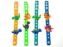 Opakowanie Bransoletka samozaciskowa dinozaury MIX
