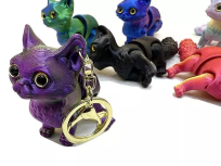 Opakowanie Brelok 3D kot MIX