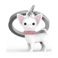 Opakowanie Brelok do kluczy 3D chihuahua biała