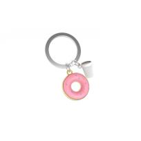 Opakowanie Brelok do kluczy 3D donut pączek z kubkiem
