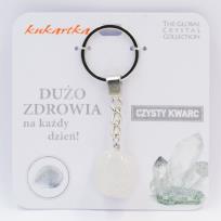 Opakowanie Brelok Dużo zdrowia czysty kwarc