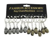 Opakowanie Brelok granat metalowy (12szt)