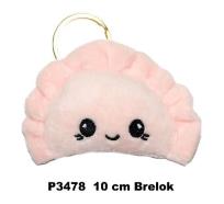 Opakowanie Brelok pieróg różowy 10cm