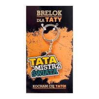 Opakowanie Brelok. Tata mistrz Świata
