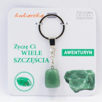 Opakowanie Brelok Wiele szczęścia awenturyn