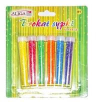 Opakowanie Brokat sypki bio 6 kolorów x 4,5g