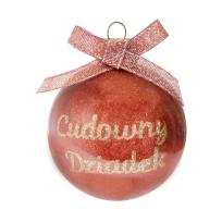 Opakowanie Brokatowa bombka dla Dziadka