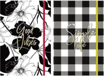 Opakowanie Brulion A5/96K kropka+linia Simple life