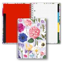 Opakowanie Brulion B5/160K kratka Kwiaty polskie PENMATE