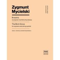 Okładka książki Brzezina nuty na sopran i kwintet smyczkowy